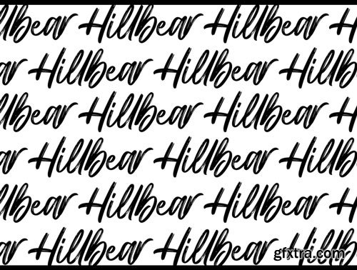 Hillbear - Handbrush Script Font Ui8.net