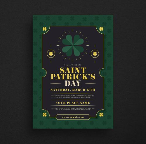 Saint Patrick's Day Event Flyer Layout 327596623