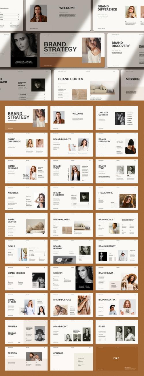 Brand Strategy Presentation Layout 575304306