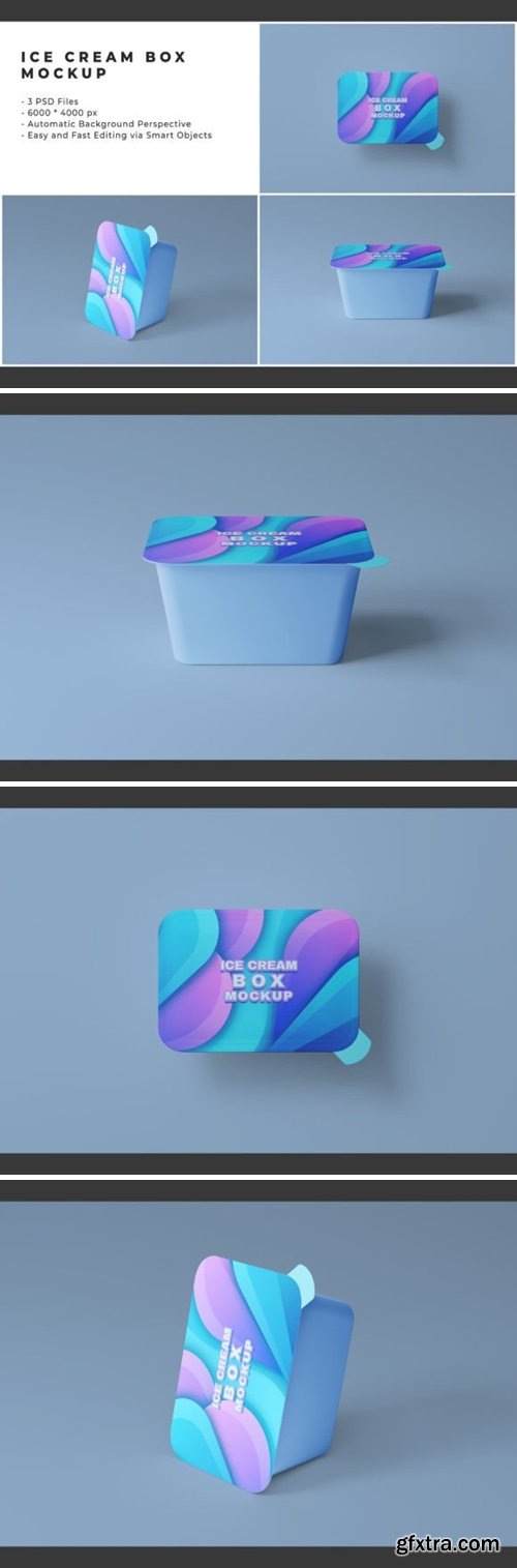 Ice Cream Box Mockup 70989975