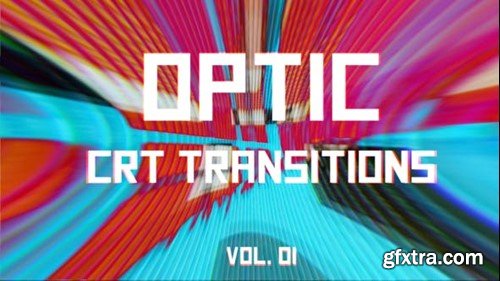 Videohive CRT Optic Transitions Vol. 01 46175959