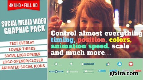 Videohive Social Media Video Graphic Pack 19300014