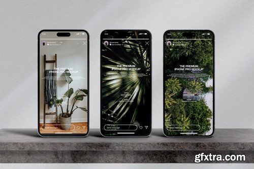 Insta Story Iphone Mockup QJZD96A