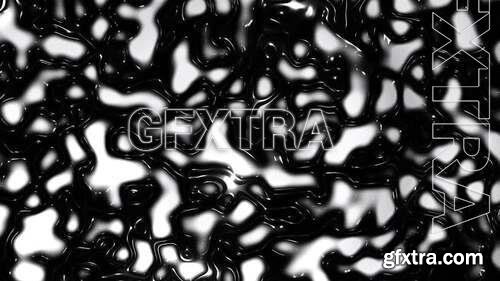 Black And White Liquid Background Loop 1602039