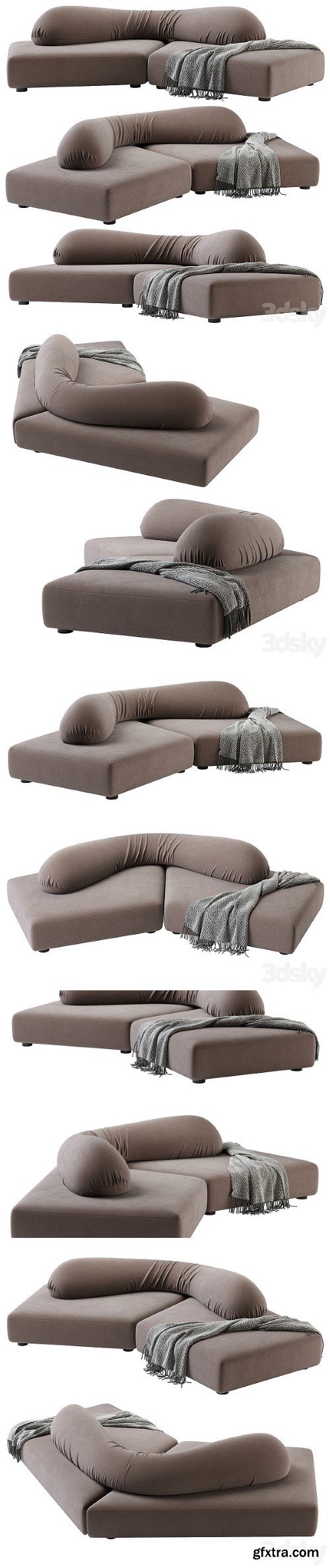 On The Rocks EDRA Sofa