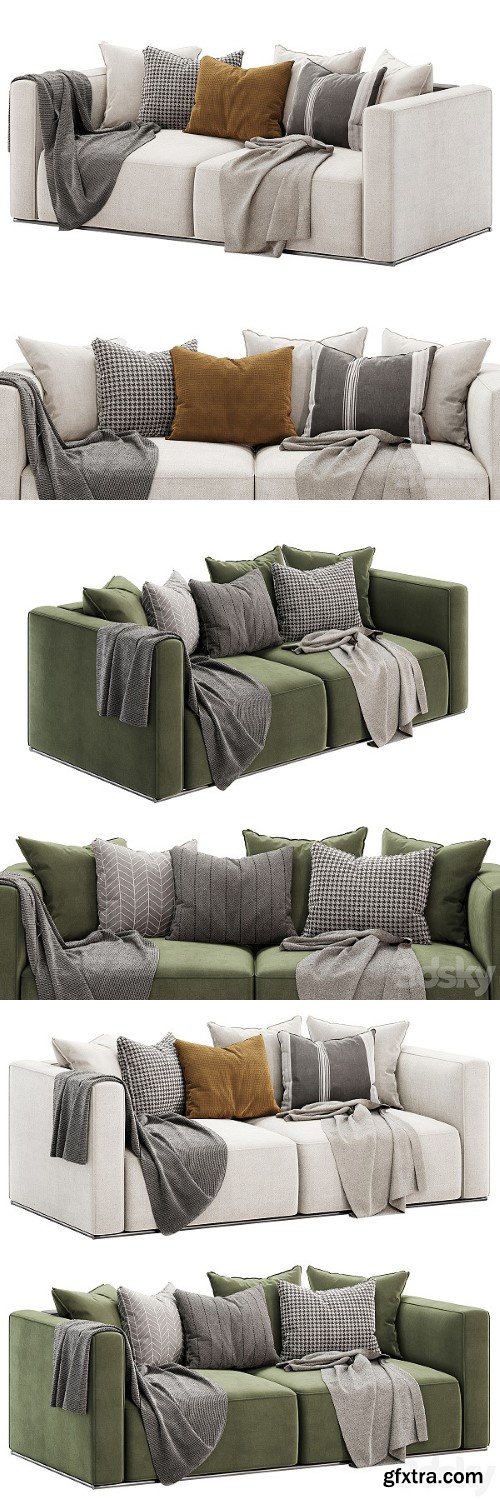 Shangai 3 Seater Sofa by Poliform