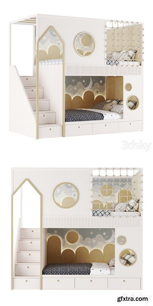 Kids Room Bed 03