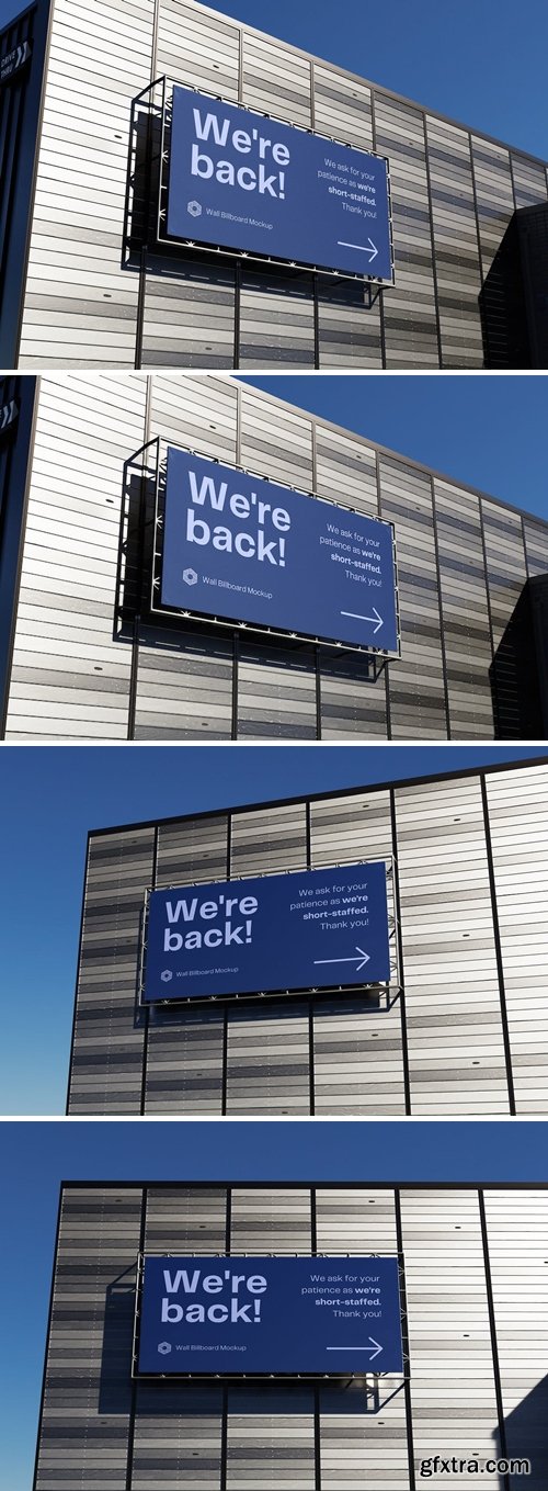 Wall Billboard Mockup HE3CGFC