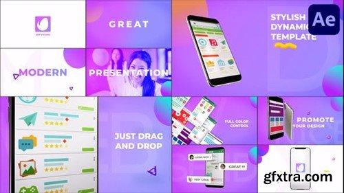 Videohive App Dynamic Promo for After Effects 45976692