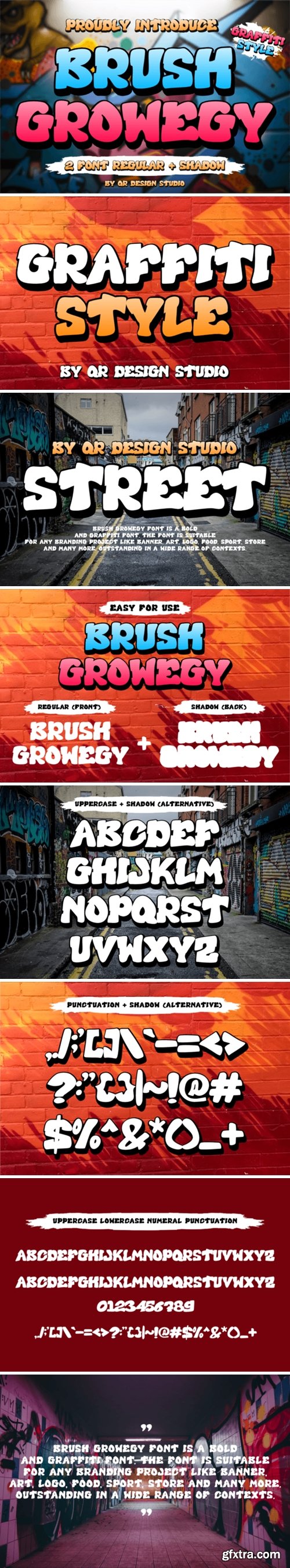 Brush Growegy Font