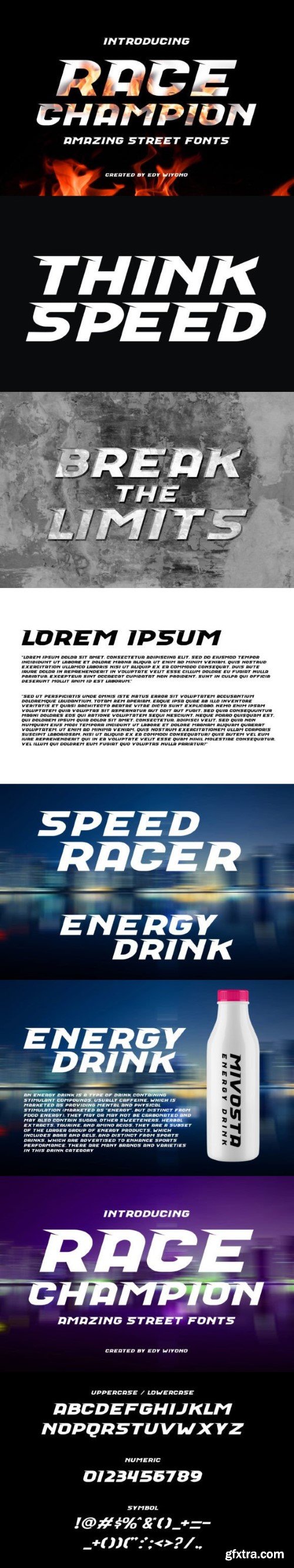 Race Champion Font