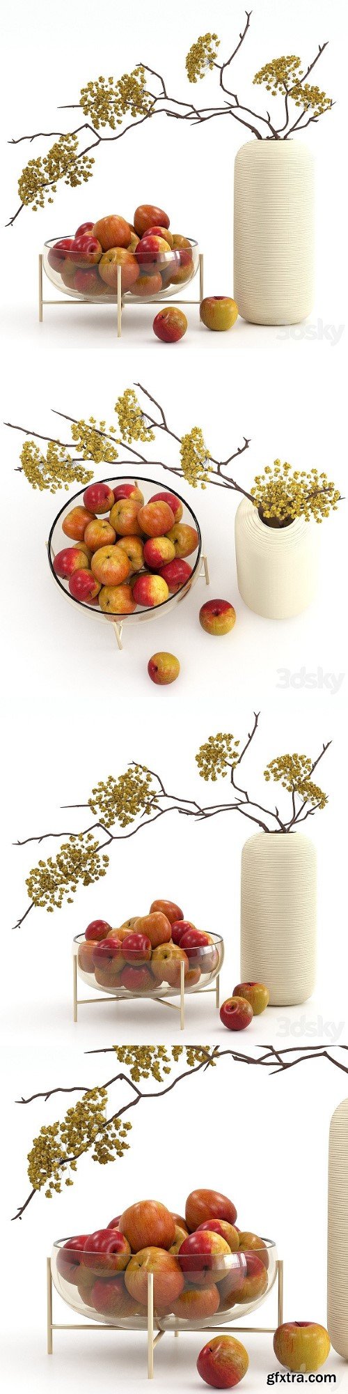 Vase With Apples 1