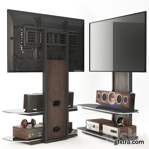 Television stand, acoustics.