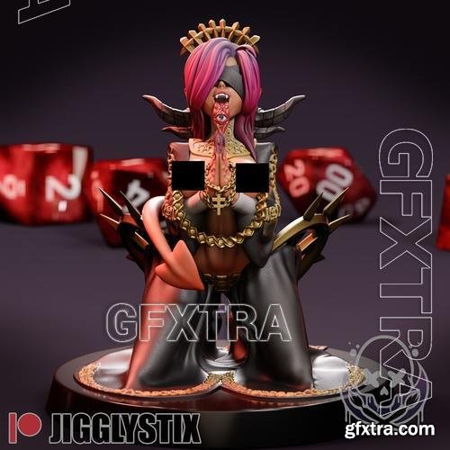 Demon Nun 3 - Jigglystix &ndash; 3D Print Model