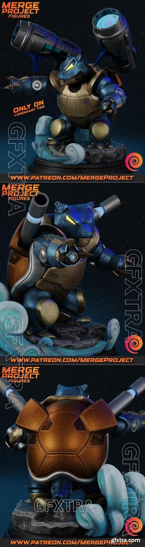 Mecha Blastoise Legendary &ndash; 3D Print Model