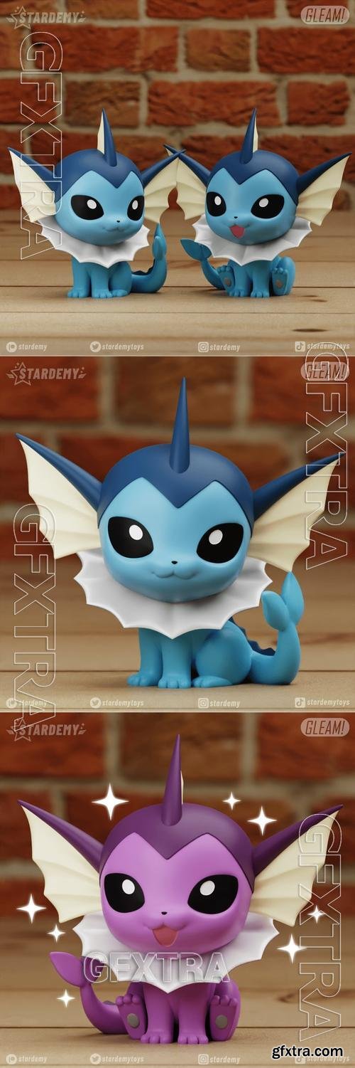 Vaporeon Gleam stardemy &ndash; 3D Print Model