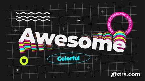 Videohive Colorful Kinetic Title Promo 46132115