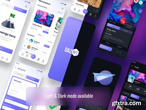 DazNFT Marketplace UI Kit Ui8.net