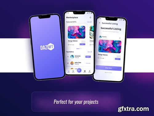DazNFT Marketplace UI Kit Ui8.net