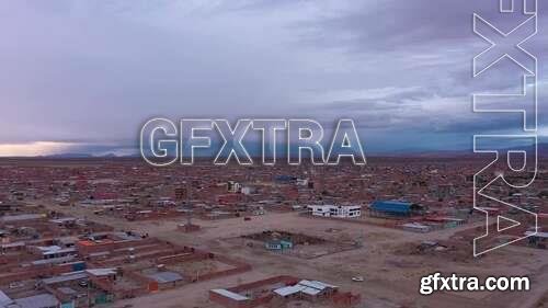 Aerial Of Uyuni City In Bolivia 1590712