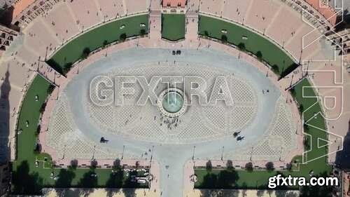 Aerial Of Plaza De Espana In Seville 1642286