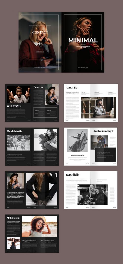 Minimal Magazin Layout 577026261