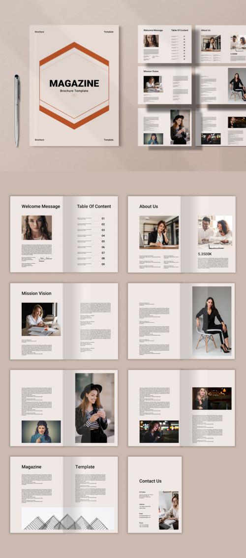 Magazine Template 577026241