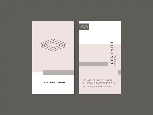 Editable Beige Business Card 457577473