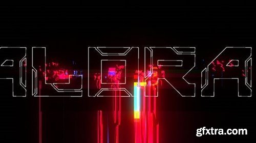 Videohive Futuristic Glitchy Reveal 46196397