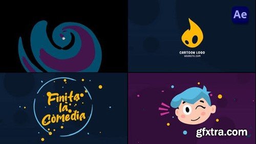 Videohive 2D Cartoon Wink Logo Opener [After Effects] 46211639