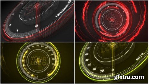 Videohive Speedometer Logo Animation 46212667