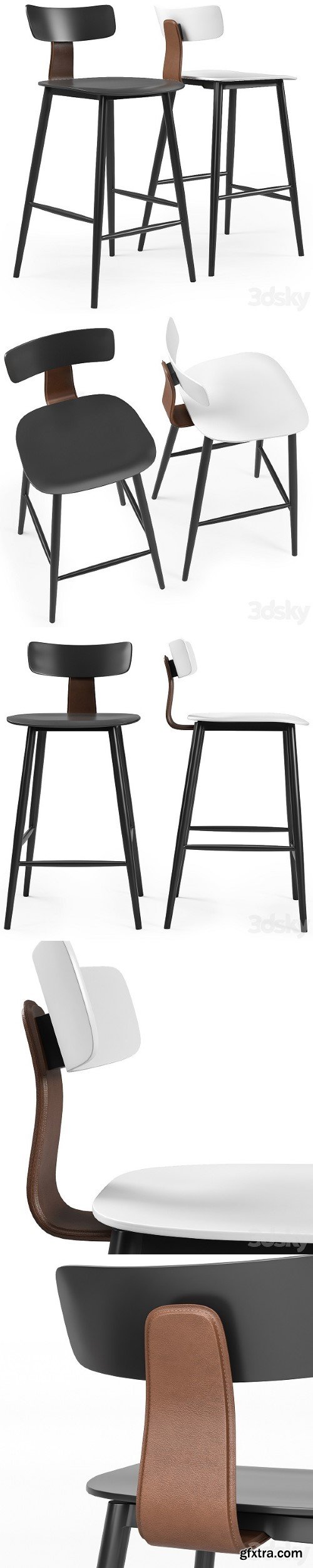 Stool Group Semi Bar Chair ANT