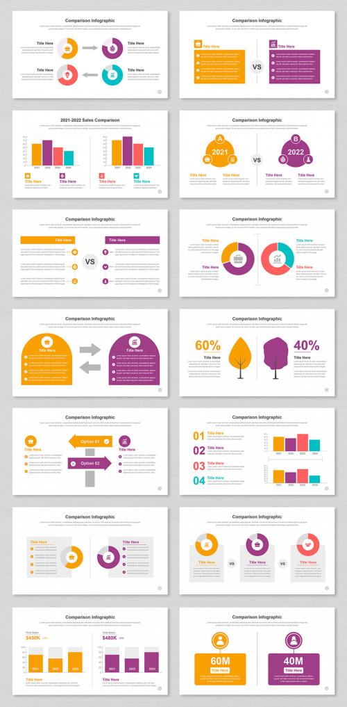 Comparison Infographic Layout Design 588972372