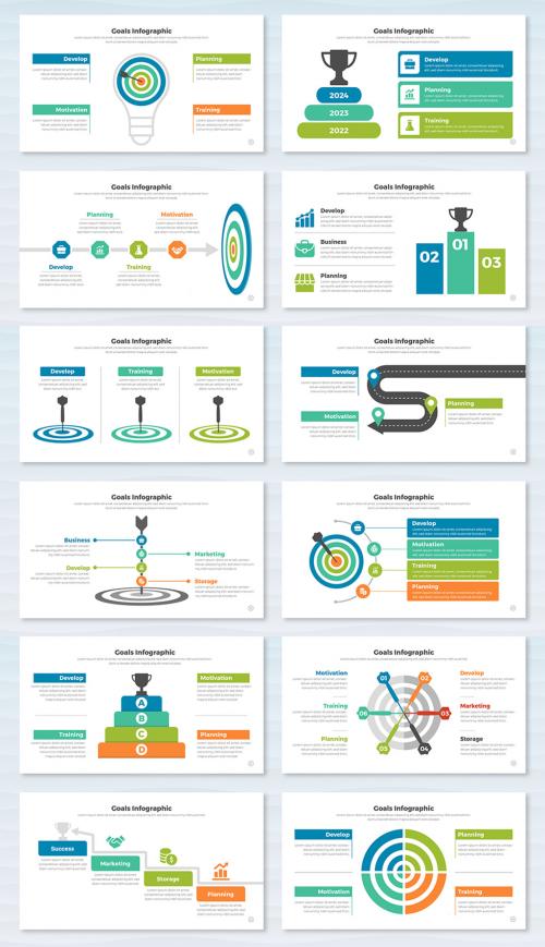 Company Goals Presentation Template 588974485