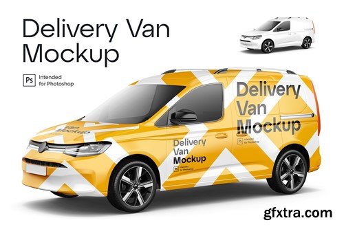 Delivery Van Mockup BGJHNUX