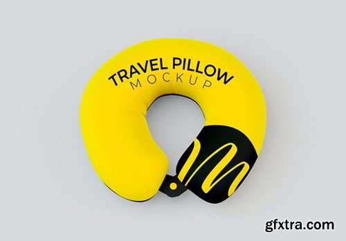 Travel Pillow Mockup TL89FSG