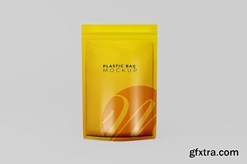 Plastic Zip Bag Mockup Set M25Y2W3