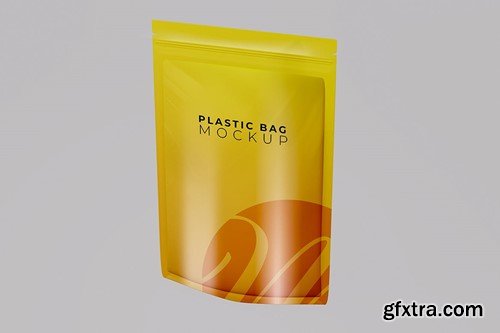 Plastic Zip Bag Mockup Set M25Y2W3