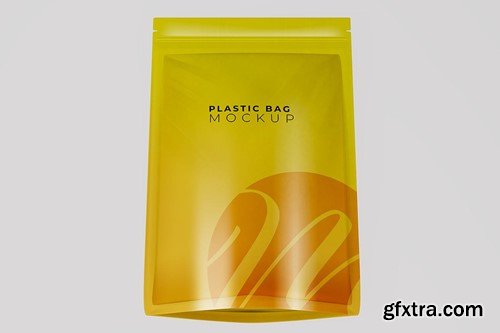 Plastic Zip Bag Mockup Set M25Y2W3