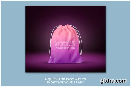 Drawstring Bag Mockup 7NVDNV3