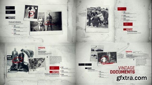 Videohive Vintage Documents Opener 39658651