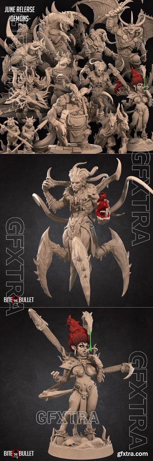 Bite The Bullet - Bullet Hell Demons June 2023 &ndash; 3D Print Model