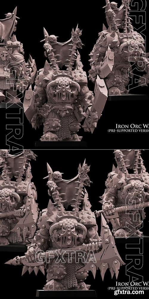 Iron Orc Warlord &ndash; 3D Print Model