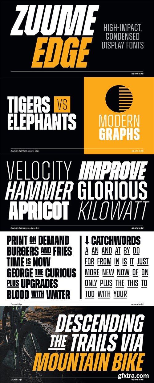 Zuume Edge Font Family