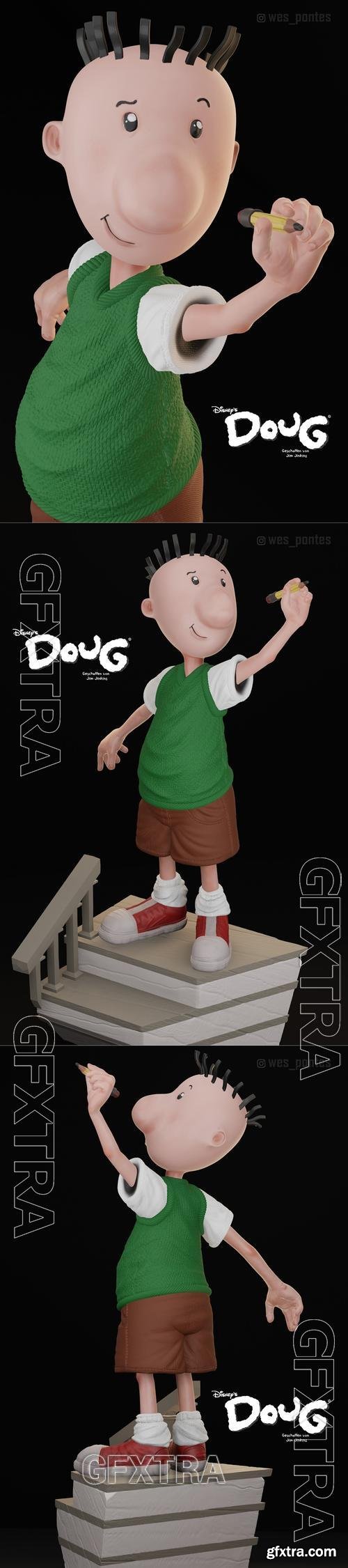 Doug Funnie - Wesley Pontes &ndash; 3D Print Model