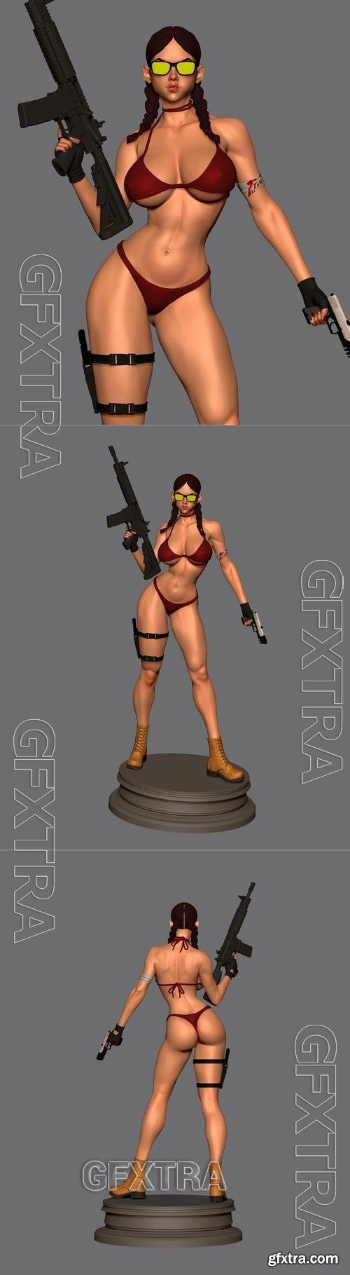 Gun Honey &ndash; 3D Print Model