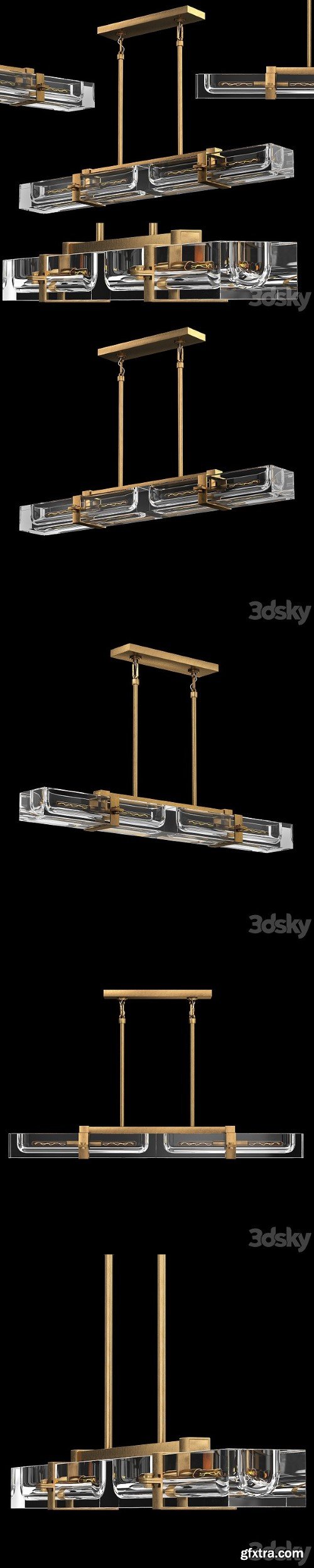 SAVILE LINEAR CHANDELIER 48