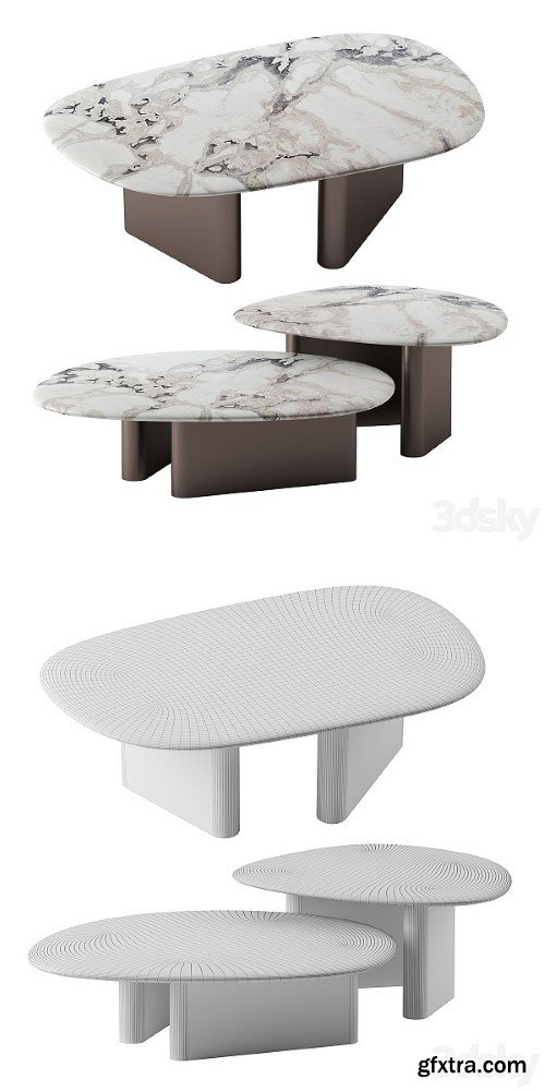 CALLISTO Coffee Tables by Porada