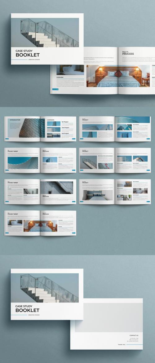 Case Study Booklet Template Landscape 567320558