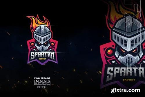 Spartan Helmet Esport Logo